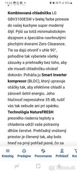 LG chladnička s mrazničkou NOVA V ZARUKE - 6