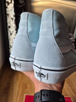 Vans SK8-HI TAPERED - Vysoké tenisky - canal blue 42.5 - 6