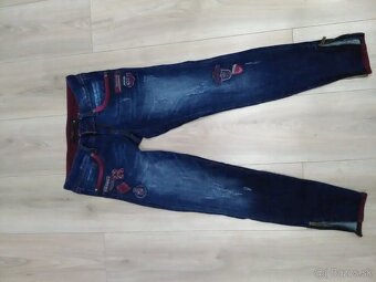 Predaj dámske značkové rifle:Levis a Denim Raw woman - 6