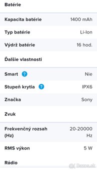 SONY reproduktor SRS-XB12 extra bass - 6