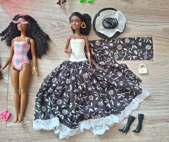 Nová bábika Barbie Extra, Color Reveal, černoška - 6