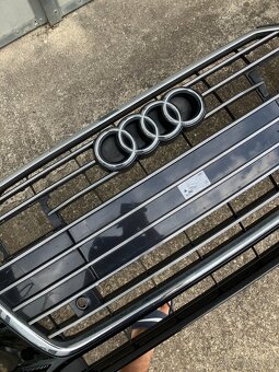 predni naraznik audi a6 c8 4K cerny 19- maska - 6