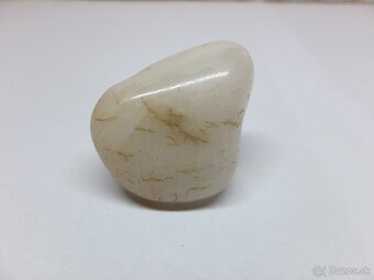 Stará vzácná miniatura, kovový kozoroh na leštěném kameni. - 6