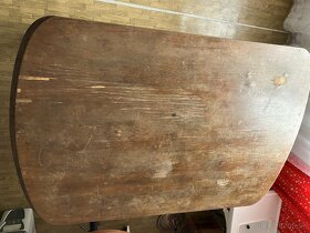 stary dreveny jedalensky stol - 6