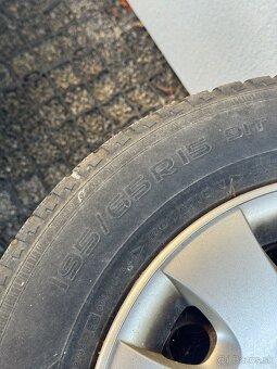 Originálna zimná sada VW - 5x100 r15 + 195/65 R15 - 6