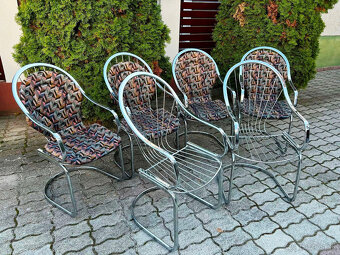 Chrómové stoličky Gastone Rinaldi - 6