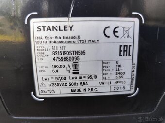 Bezolejový kompresor STANLEY AIR KIT - 6
