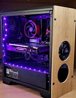 Predám estetický Herný počítač s AMD Ryzen 5 5500 - 6