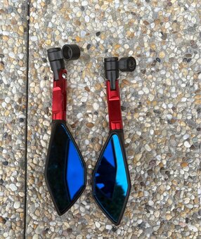 Na predaj: Univerzálne spätné zrkadlá na motocykel - 6