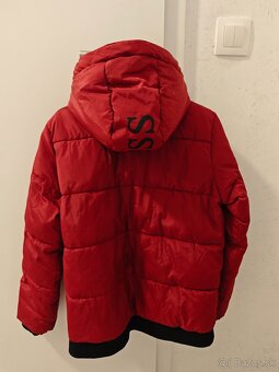 Guess chlapčenská bunda bordova - 6