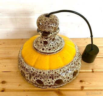 Starý keramický lustr - 6