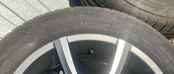 Ponúkam letné pneu DANLOP na diskoch MAK - 6