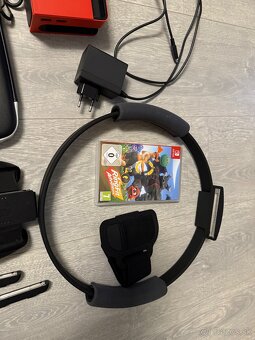 Nintendo Switch Oled Mario Red Edition + Ring Fit Adventure - 6