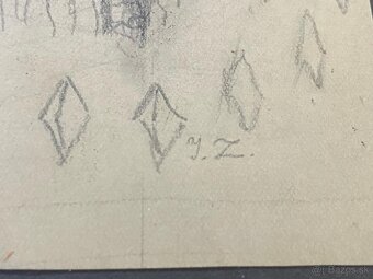 Starý obrázek za sklem - 6