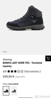 zanovne damske HANWAG goretex turisticke topanky VIBRAM - 6