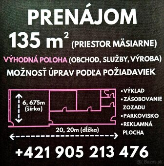 PRIESTOR NA PRENÁJOM - 6
