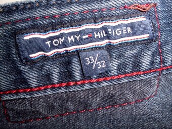 Tommy Hilfiger pánske rifle stretch elastan M 33/32 - 6