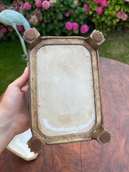 Starožitná keramická dóza - nová cena - 6