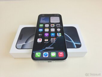 APPLE IPHONE 16 PRO MAX 256GB ,WHITE TITANIUM,BATERKA 100% - 6