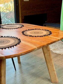 Jedalenský stôl 120cm masív - 6