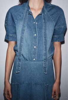 Rifľová sukňa ZARA nová - 6