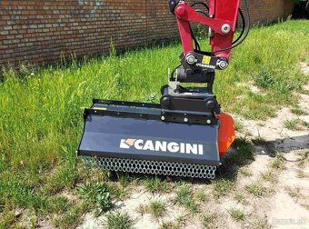 minibager Yanmar SV26 rýpadlo + mulčovač CANGINI mulcher - 6