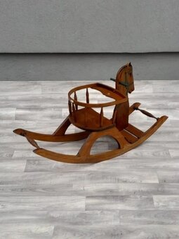 Koník hojdací – drevený. - 6