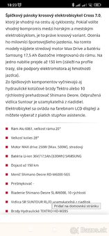 Nový Krosový elektrobicykel/ebike MTF Cross 7.0 - 6