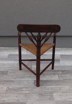 Kreslo drevené z roku cca 1900. - 6