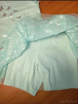 Nová dievčenská bavlnená suprava 122/128 - 6