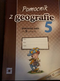 Učebnice a zošity z Geo a Ruj - 6