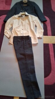 Detské sako ,nohavice ,biela košeľa na 9 rokov - 6