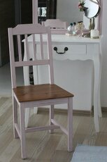 Ružová vidiecka stolička - 6