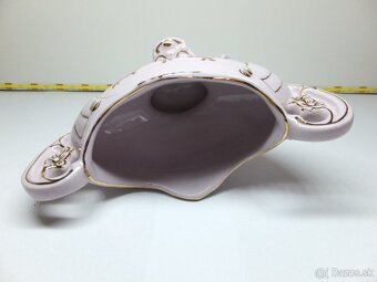 Růžový porcelán, pěkná žardiniéra, značená. - 6