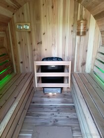 Sudova sauna z kanadského červeného cédra, 295cm - 6