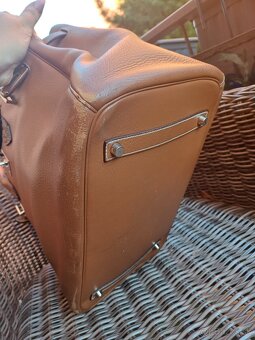Hermés Birkin hnedá kožená kabela taška - 6