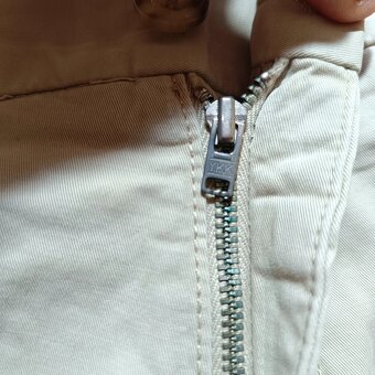 Hugo Boss béžové plátené nohavice chino pants W34 L32 - 6