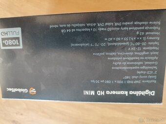 Palubná kamera do auta GLOBALSEC HD MINI - plus MicroSD 32GB - 6