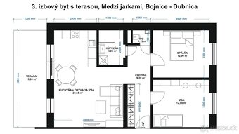 Prenájom NOVOSTAVBA dizajnový 3i byt/terasa/parking - 6