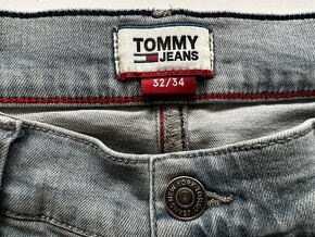 Pánske džínsy- skinny Tommy HILFIGER - veľkosť 32/34 - 6