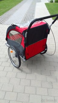 Príves za bicykel pre deti - dvojmiestny - 6