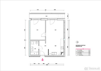Na predaj 3-izbový byt v Rezidencii Centrum - 6