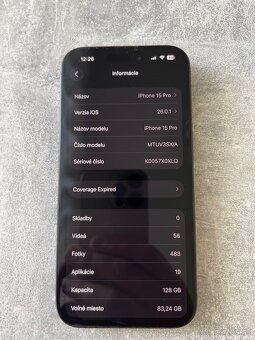 iPhone 15 PRO 128GB Black Titanium - 6