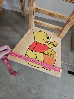 Detsky dreveny stolik so stolickou - 6