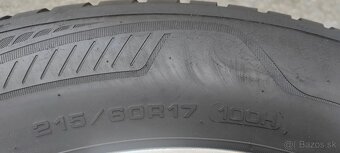 Predám celoročne pneu Goodyear 215/60 r17 - 6