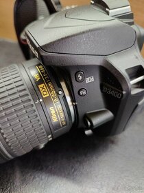 Nikon D3400 + 2x objektív + príslušenstvo - 6