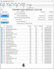 HDD SATA 3,5" , 2,5" 1TB , 320GB - 6