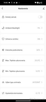 Wifi termostat, prehľadný bez zbytočných ikoniek - 6