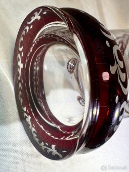 Biedermeier pohár Severne Čechy Egerman - 6
