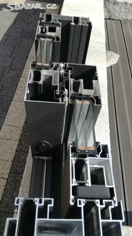 Hs portál hliník 190x205cm trojsklo profil Ultraglide. - 6